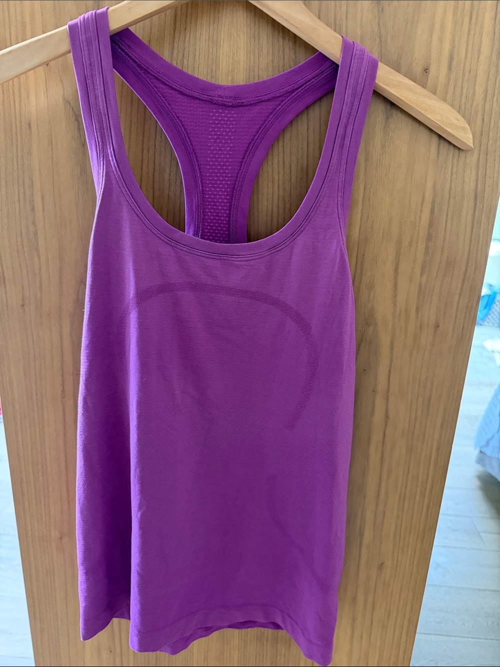 Lululemon Purple Racerback Long Workout Tank size 6
